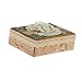 Walnut Hollow Unfinished Wood Playing Card Box with Hinged Lid & Divider for Arts, Crafts and Hobbies