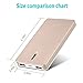 EPB 8000mAh External Battery Power Bank Portable Charger Backup Pack for iPhone, Samsung, Galaxy, Tablets and More (Gold)