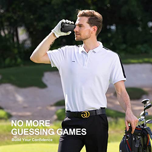 ACEGMET Golf Rangefinder, USB Charging Range Finder Golf, 650 Yards