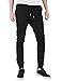 ITALY MORN Men's Chino Jogger Sweatpants Casual Pants S Black