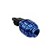 Ularmo 2PCS Grenade Alloy Valve Caps Dust Covers Bike Bicycle MTB BMX Car (blue)