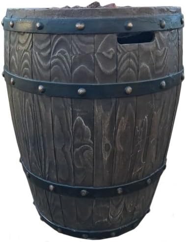 Deeco DM-GFP-007A-LR Wine Barrel Gas Fire Pit