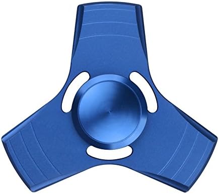 Visionland Spinner Fidget EDC ADHD Focus Toy Ultra Durable High Speed 1-5 Min Spins (Blue-A)