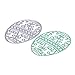 Whitelotous Cutting Dies Stencil Metal Template Mould for DIY Scrapbook Album Paper Card (Easter Egg)