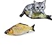KTCLCATF Catnip Toys Set Simulation Fish Shape Doll Interactive Pets Pillow Chew Bite Supplies for Cat/Kitty/Kitten Fish Flop Cat Toy Catnip Crinkle Toys 3PCS (CAOY-3PCS)