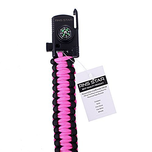 5 RNS+STAR+Paracord+Survival+Bracelet