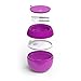 Bentgo Bowl (Purple) – Insulated, BPA-Free Lunch Container with Collapsible Utensils Set – Leakproof Bowl Holds Soups, Stews, Noodles, Hot Cereals & More On-the-Go