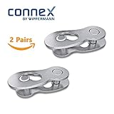 Connex Link Wippermann 8/9/10/11 Speed Silver 2 Pairs of Missing Link Connector