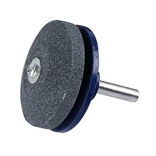 2Pcs Lawn Mower Blade Sharpener Lawnmower Lawn Mower Sharpener For Power Drill Hand Drill (Blue)