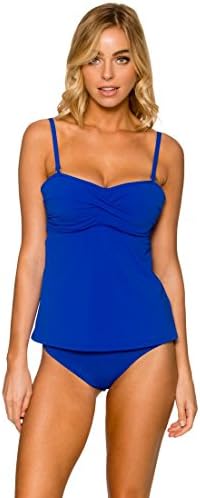 Sunsets Ultra Blue Bandini Top E-H Cups, 32E/30F/28G, Ultra Blue