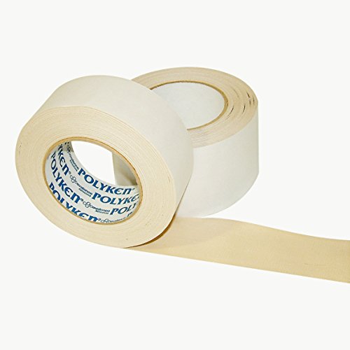 Polyken 105C-P/NAT325 105C-P Multi-Purpose Double Coated Carpet Tape: 3" x 75 ft, Natural