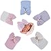 Gellwhu 5-Pack Newborn Baby Girl Bow Hats caps Beanies Hospital Infant hat Clothes Outfits