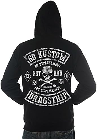 Dragstrip Clothing No replacement Biker hot rod hooded top