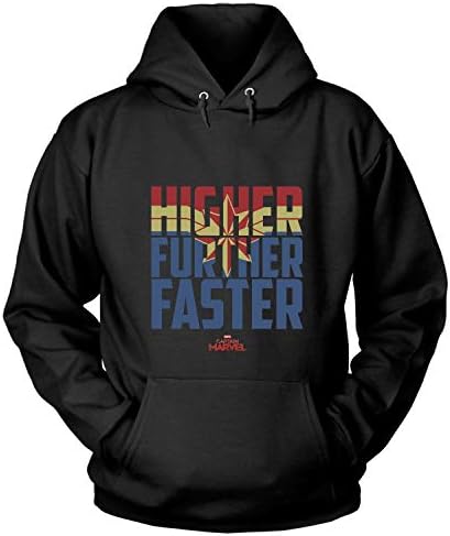 Higher Further Faster, Mavel Captain Marvel - Hoodie