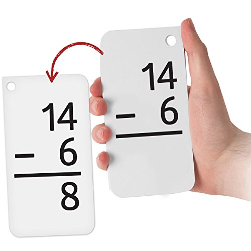 Star Education Subtraction Flash Cards, 0-12 (All Facts, 169 Cards) With 2 Rings by Star EducationTM