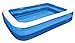 Jilong Rectangular Family Inflatable Pool for Ages 6+, Blue, 103