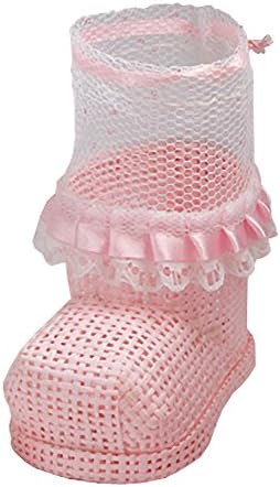 Pink Mesh Bootie Box