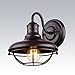 Dazhuan Vintage Metal Cage Wall Light Porch Wall Lantern Wall Sconce Lamp Oil Rubbed Bronze Finish
