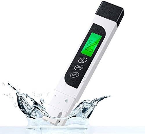 Updated 2018 Version TDS Meter, Professional Quality TDS, EC &amp; Temperature Meter, Water Quality Test Meter,0-9990ppm.Accurate and Reliable Water Test Meter. Ideal for Drinking Water, Aquariums