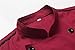 Chef Jackets Waiter Coat Short Sleeves Size L (Label:XXL) Red