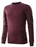 REGNA X BASIC Men's Pullover Crew Neck Lightweight Sweater in Rib Knit