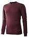 REGNA X BASIC Men's Pullover Crew Neck Lightweight Sweater in Rib Knit