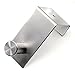 Sumnacon Over The Door Hook - 2 Pieces Stainless Steel Towel Door Hook Hagner, Removable Cubicle Coat Hook, Space Saving Hanger for Cloth Towel Bag Belt, Suit for Door within 43mm / 1.69 inch