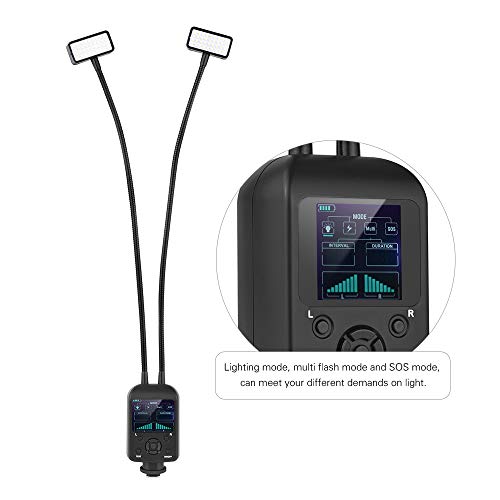 Andoer Lampe Flash GN15 à Flash Macro Speedlite avec Flexible en Métal à Angle Réglable pour Canon Nikon Panasonic…