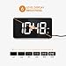 Mpow Digital Alarm Clock with Night Light, Full Range Brightness Dimmer, Clear White Digit Display, LED Digital Clock for Bedrooms, Noiseless Touching Button, Simple Operation, 12/24H, Snooze