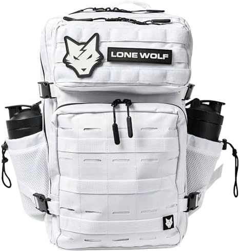 fuck my life白リュック Amazon.com : Lone Wolf Fitness Gen 3 45L White Backpack : Sports