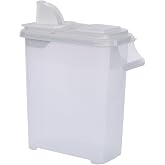 Buddeez Airtight Pet Food Storage Container, 32 Quart, with Pour Spout | For dog food, cat food or bird seed, Easy-pour lid or spout
