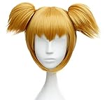JCvCX Anime Popuko Pipimi Cosplay Wigs Costume Props with Hairnet (Popuko)