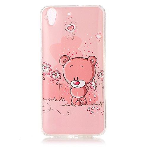 Huawei Y6 2 Case, Huawei Y6II Case, Style Hybrid Fancy Colorful Pattern Hard Soft Silicone Back Case Cover Fit for Huawei Y6 II/Y6 2 (Panda)