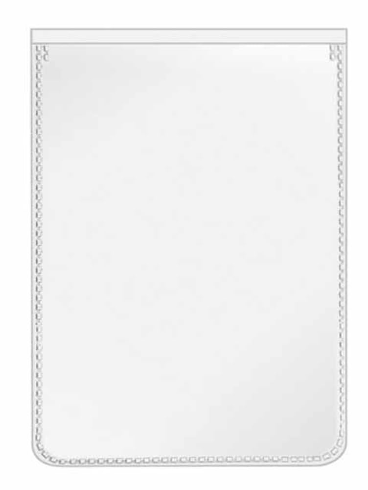 VELOFLEX 3119510 Protective and ID Card Cover 66 x 90 mm, Polypropylene Film, with Tear Protection, Indelible, Pack of 100
