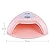 MelodySusie Eos Pro12W UV/LED Nail Lamp - Smart Nail Dryer, Cures All Major Gel Nail Polish Brands, Pink