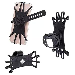 Shadow Dance UK Bike Mobile Phone Holder Cheap Silicone Rubber Durable Universal 360° Rotating Tough Budget Bicycle…