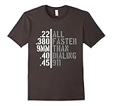 All Faster Than Dialing 911 Shirt Gun Lover Cop Gift 2nd