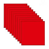 Heat Transfer Vinyl Red, Iron on HTV Vinyl Sheets for T Shirts Fabric Clothing for Cricut Silhouette Cameo and Other Cutter Machines (by Amshn)