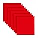 Heat Transfer Vinyl Red, Iron on HTV Vinyl Sheets for T Shirts Fabric Clothing for Cricut Silhouette Cameo and Other Cutter Machines (by Amshn)
