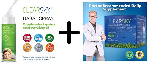 Clearsky nasal treatment set: 1 x clearsky nasal spray …