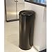 iTouchless 50 Liter / 13 Gallon Sensor Kitchen Trash Can with Odor Filter – Slim Round Black Stainless Steel Automatic Garbage Recycling Bin for Home, Office, Business, Garage