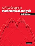 A First Course in Mathematical Analysis