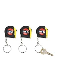 6 pies de largo Llavero Tape measure  2 Pack   Pulgar Power Lock cinta métrica   Acero de alto carbono, hoja y Shock absorbente   Carcasa   para profesionales y aficionados Trabajadores   katzco