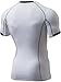 TM-MUB23-WHT_X-Large Men's Short Sleeve T-Shirt Cool Dry Compression Baselayer MUB23