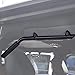 Opar Rear Black Hard Mount Solid Steel Grab Handle for 2007 - 2016 Jeep Wrangler JK 4 Doors - Pair (Black)