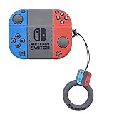 SGPCN Compatible with AirPods Pro Case Protective Cover, New 3D Cute Cartoon Creative Fun Soft Silicone Case Skin with Keychain Design for AirPods Pro Charging Case 2019 (Switch)