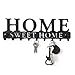 Home Sweet Home Key Holder for Wall (9-Hook Rack) Decorative, Metal Hanger for Front Door, Kitchen, or Garage | Store House, Work, Car, Vehicle Keys | Vintage Decor