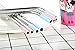 BARIHO 8 Tips Reusable Silicone Covers BPA Free FDA Approved Set of 8 4 Pink 4 Blue for Stainless Steel Drinking Metal Straws