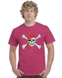 Artix A+ Jolly Roger Skull Crossbones Men T-Shirt Tee