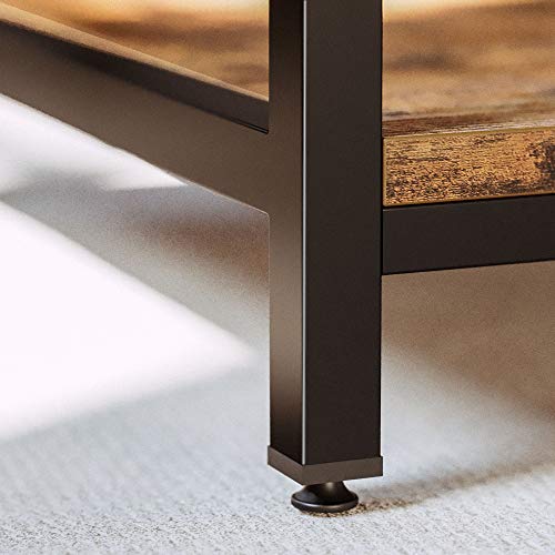 IRONCK Industrial Coffee Table for Living Room, with 1.58” Thicker